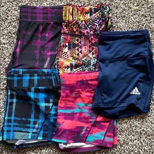 Reebok and Adidas Spandex, Various Colors, L